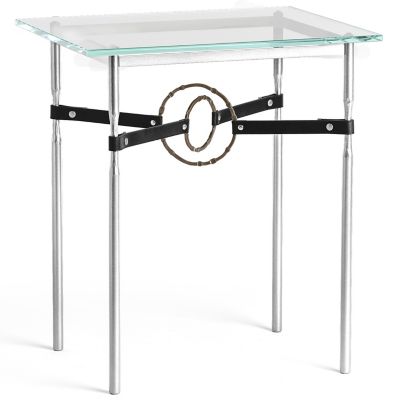 Hubbardton Forge Equus Glass Top Side Table - Color: Clear - 750116-1275