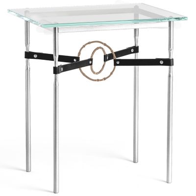 HBF2382755 Hubbardton Forge Equus Glass Top Side Table - Colo sku HBF2382755