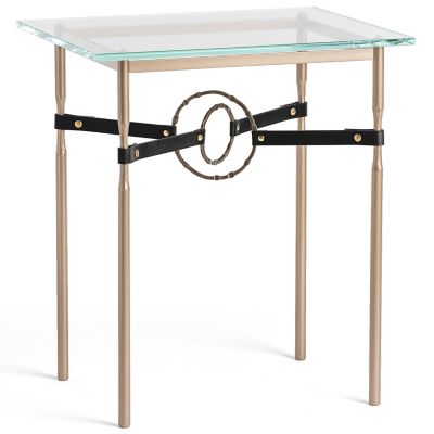 HBF2382725 Hubbardton Forge Equus Glass Top Side Table - Colo sku HBF2382725