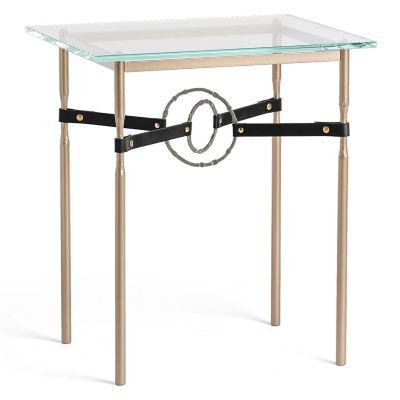 Hubbardton Forge Equus Glass Top Side Table - Color: Clear - 750116-1257