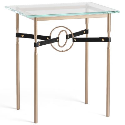 Hubbardton Forge Equus Glass Top Side Table - Color: Clear - 750116-1266