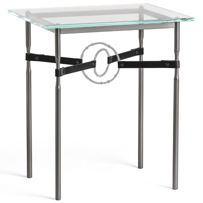 Hubbardton Forge Equus Glass Top Side Table - Color: Clear - 750116-1083