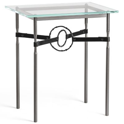 Hubbardton Forge Equus Glass Top Side Table - Color: Clear - 750116-1074