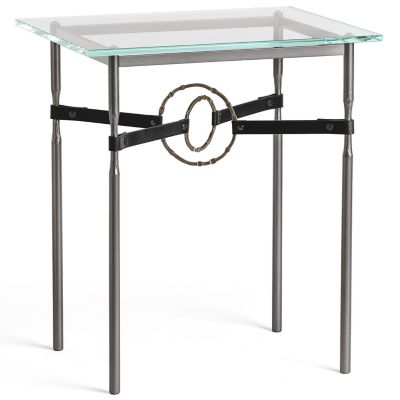 HBF2382683 Hubbardton Forge Equus Glass Top Side Table - Colo sku HBF2382683