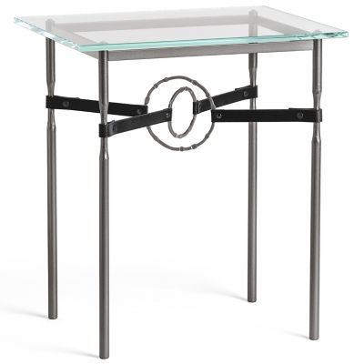 Hubbardton Forge Equus Glass Top Side Table - Color: Clear - 750116-1068