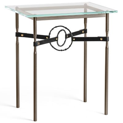 Hubbardton Forge Equus Glass Top Side Table - Color: Clear - 750116-1044