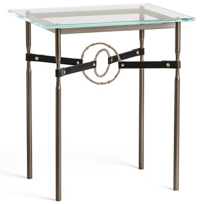 HBF2382671 Hubbardton Forge Equus Glass Top Side Table - Colo sku HBF2382671