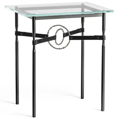 Hubbardton Forge Equus Glass Top Side Table - Color: Clear - 750116-1137