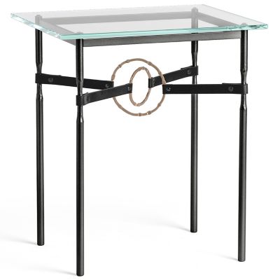 HBF2382650 Hubbardton Forge Equus Glass Top Side Table - Colo sku HBF2382650