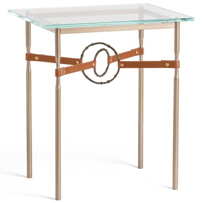 HBF2382727 Hubbardton Forge Equus Glass Top Side Table - Colo sku HBF2382727