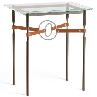 Hubbardton Forge Equus Glass Top Side Table - Color: Clear - 750116-1052