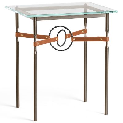 Hubbardton Forge Equus Glass Top Side Table - Color: Clear - 750116-1043