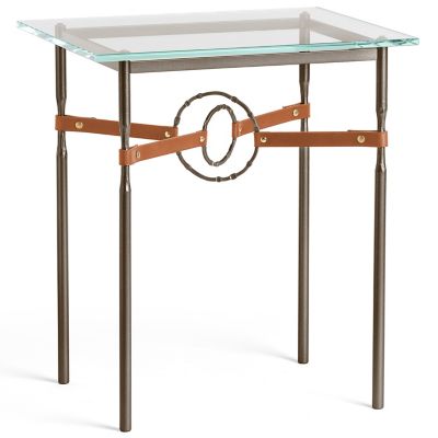 HBF2382664 Hubbardton Forge Equus Glass Top Side Table - Colo sku HBF2382664