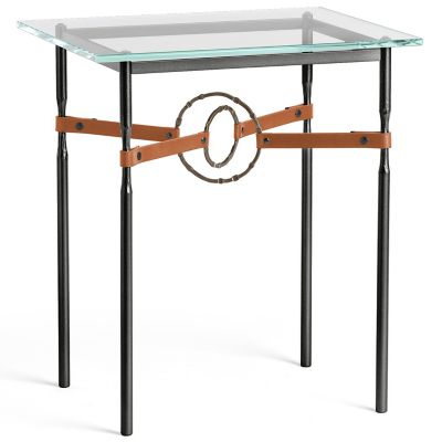 HBF2382643 Hubbardton Forge Equus Glass Top Side Table - Colo sku HBF2382643