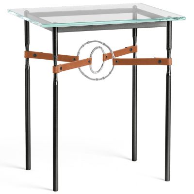 Hubbardton Forge Equus Glass Top Side Table - Color: Clear - 750116-1148