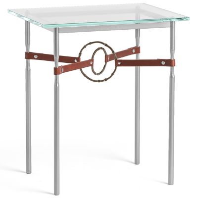 HBF2382768 Hubbardton Forge Equus Glass Top Side Table - Colo sku HBF2382768