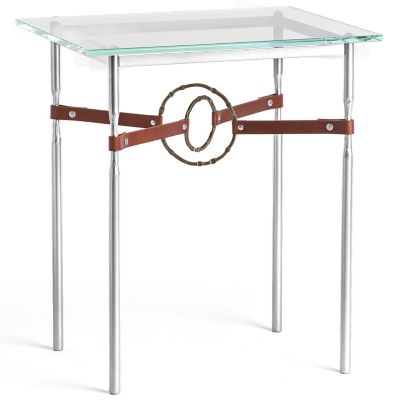 HBF2382747 Hubbardton Forge Equus Glass Top Side Table - Colo sku HBF2382747