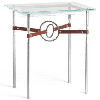 Hubbardton Forge Equus Glass Top Side Table - Color: Clear - 750116-1276