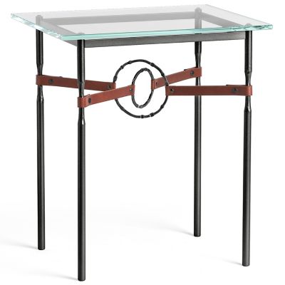 HBF2382639 Hubbardton Forge Equus Glass Top Side Table - Colo sku HBF2382639