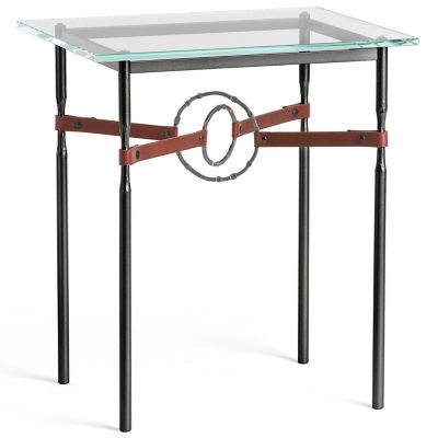 Hubbardton Forge Equus Glass Top Side Table - Color: Clear - 750116-1126