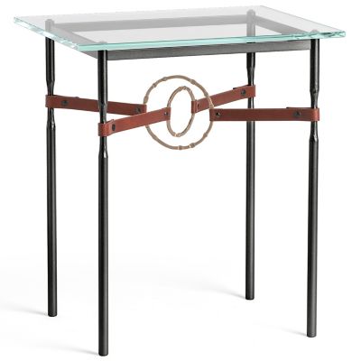 Hubbardton Forge Equus Glass Top Side Table - Color: Clear - 750116-1144