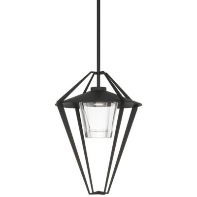 Hubbardton Forge Stellar Outdoor Pendant/Semi-Flushmount Light - Color: Bla