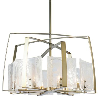 Hubbardton Forge Arc Short Pendant Light - Color: Brass - Size: 8 light - 1