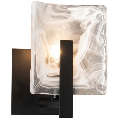 Hubbardton Forge Arc Bathroom Wall Sconce - Color: Bronze - Size: 1 light -