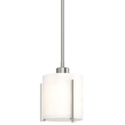 Hubbardton Forge Exos Pendant Light - Color: White - Size: Small - 187650-1