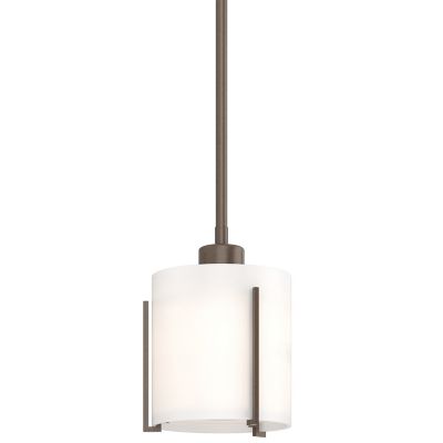 Hubbardton Forge Exos Pendant Light - Color: White - Size: Small - 187650-1