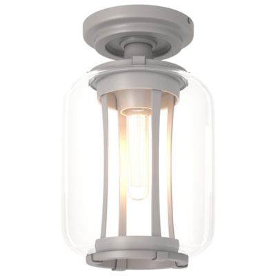 Hubbardton Forge Fairwinds Outdoor Semi-Flushmount Light - Color: Grey - Si