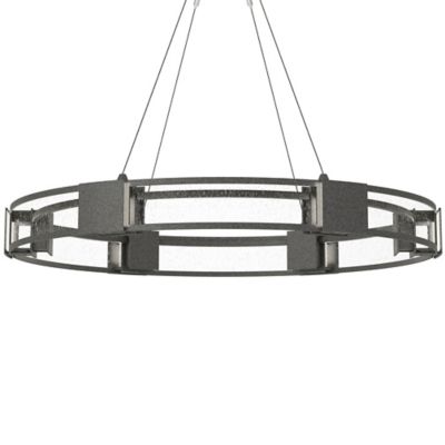 Hubbardton Forge Aura Glass Pendant Light - Color: Grey - Size: 6 light - 1