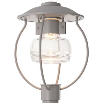 Hubbardton Forge Mason Outdoor Post Light - Color: Silver - Size: 1 light -