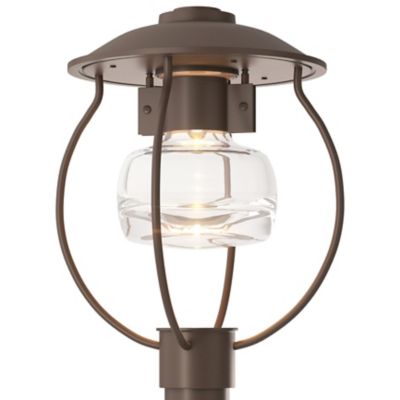 Hubbardton Forge Mason Outdoor Post Light - Color: Bronze - Size: 1 light -