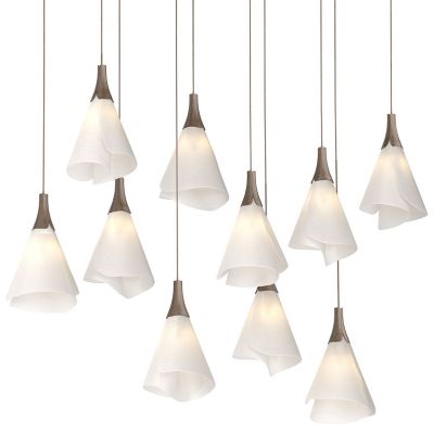 Hubbardton Forge Mobius 10-Light Rectangular Multi-Light Pendant Light - Co