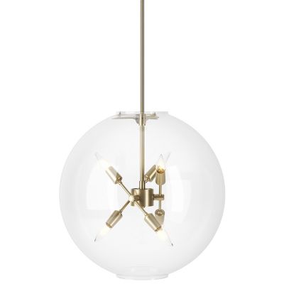 Hubbardton Forge Sfera Pendant Light - Color: Clear - Size: 6 light - 13441