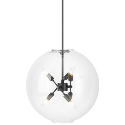 Hubbardton Forge Sfera Pendant Light - Color: Clear - Size: 6 light - 13441