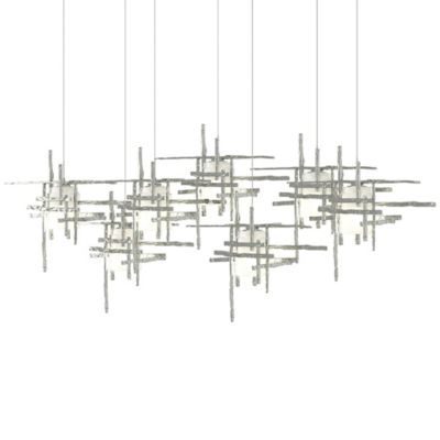 Hubbardton Forge Tura Rectangular Multi-Light Pendant Light - Color: White 