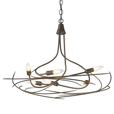 Hubbardton Forge Wisp Chandelier - Color: Bronze - Size: 6 light - 101620-1