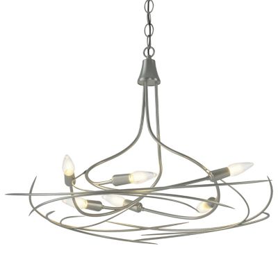 Hubbardton Forge Wisp Chandelier - Color: Silver - Size: 6 light - 101620-1