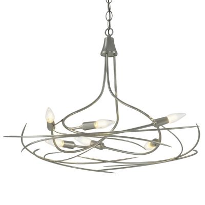 Hubbardton Forge Wisp Chandelier - Color: Silver - Size: 6 light - 101620-1