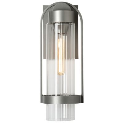 Hubbardton Forge Alcove Outdoor Wall Sconce - Color: Clear - Size: Small - 