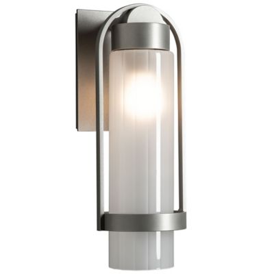 Hubbardton Forge Alcove Outdoor Wall Sconce - Color: White - Size: Small - 