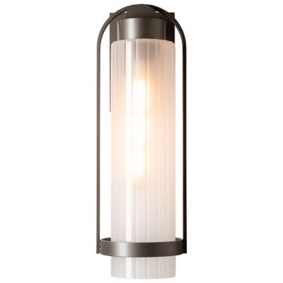 Hubbardton Forge Alcove Outdoor Wall Sconce - Color: White - Size: Medium -