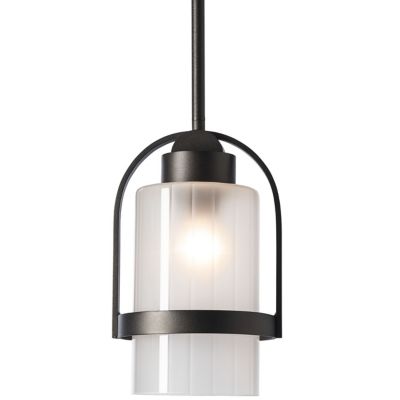 Hubbardton Forge Alcove Outdoor Mini Pendant Light - Color: White - Size: 1