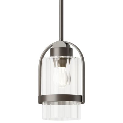 Hubbardton Forge Alcove Outdoor Mini Pendant Light - Color: Clear - Size: 1