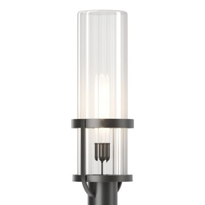 Hubbardton Forge Alcove Outdoor Post Light - Color: Black - Size: 1 light -