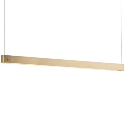 Hubbardton Forge Fold LED Linear Chandelier - Color: Bronze - Size: 1 light