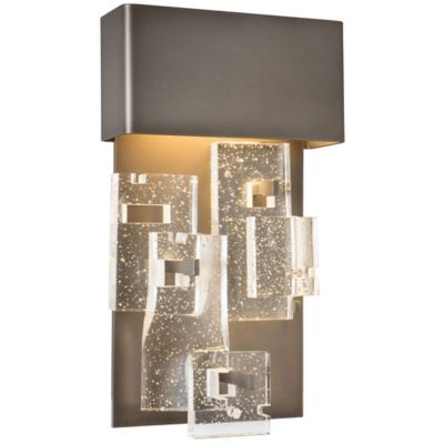 Hubbardton Forge Fusion LED Outdoor Wall Sconce - Color: White - Size: Smal