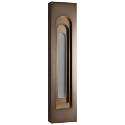 Hubbardton Forge Procession Arch Outdoor Wall Sconce - Color: Silver - Size